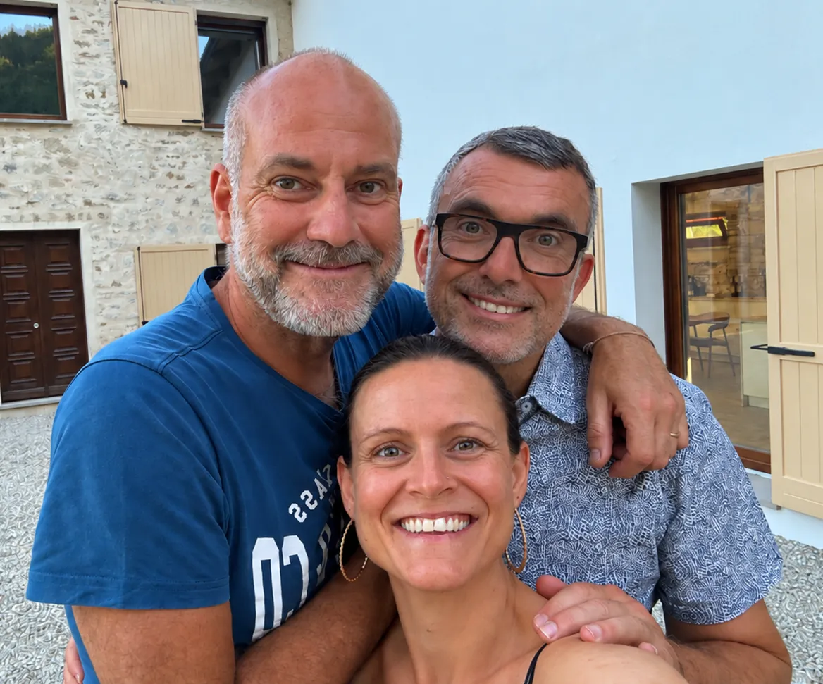Your hosts: Sandrine, Denis and Vince – three architects, united by a shared passion